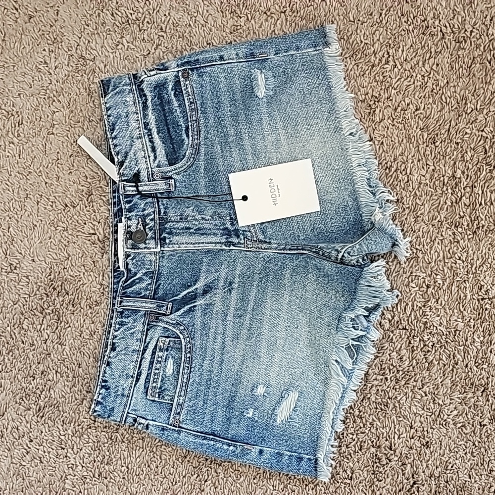 Denim shorts